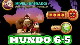 TODAS las PIEZAS de PUZZLE del Mundo 6-5 P&eacute;ndulos Precarios en Donkey Kong Country Returns HD