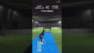Last Ball 😲 Unexpected? Basit & Abdullah Vs Wahab & Ahad - 1 Over Match - Off Yorker #youtubeshorts