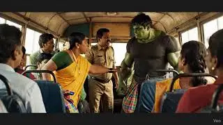 Hulk Amma bus driver fight #ai #aiart #entertainment #hulk #india #all #cartoon