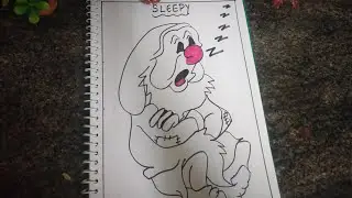 Sleepy dwarf from 7 dwarf's free hand drawing... KBL ARTS AND CRAFTS