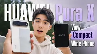 HUAWEI Pura X View UNBOXING 🔥 The Compact Wide Phone That Changes Everything!