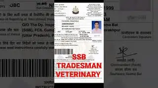 SSB TRADESMAN VETERINARY PHYSICAL START 👉