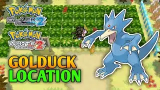 How To Catch Golduck In Pokemon Black 2 & White 2 | Unova Pokedex