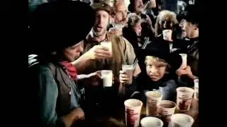 M&uuml;llermilch Werbung Cowboy 1985