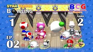 Mario Star Carnival Bowling EP 02 - 4-Player Captain Team Round 1 Game 3,R2 Game 1