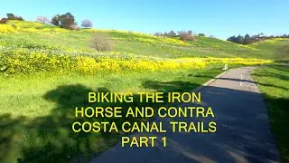 Biking the Contra Costa Canal and Iron Horse Trails Part 1: Concord to Walnut Creek, California