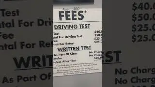 Driving school fees:This is how much it costs to take driving&written tests in Metairie. #naing100