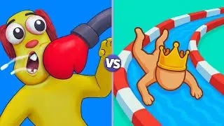 Annoying Uncle Punch Game vs&nbsp; Aquapark.io | New & Best Gameplay