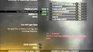 FREE PS3 MW2 Challenge Lobby Mod Spinning 10th Prestige Emblem