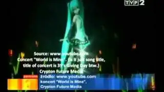 Hatsune Miku in Polish Televion TVP2!