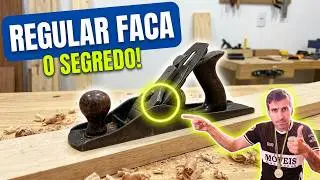 MÉTODO Como regular a FACA da PLAINA manual  (MACETE QUE POUCAS PESSOAS SABEM) APRENDI com um MESTRE