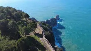 Крепость Аланьи с высоты. Полёт над Кале и морем
