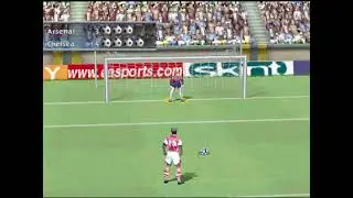 FIFA 2000 - ps1/ penalty kicks (tiros de penal) ARSENAL VS CHELSEA