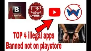 Top 4 illegal apps banned || useful apps || daily life || Aj Automos