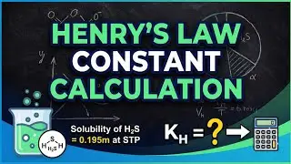 If solubility of H2S in water at STP is 0.195m. Calculate its Henry's law constant.