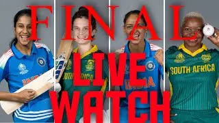 IND V SA WORLD CUP FINAL WATCH ALONG part 2  #harmanpreet #smriti #teamindia