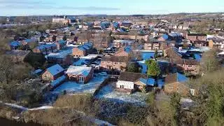 DJI mini 4k drone  footage.