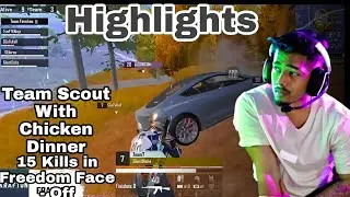 Team Scout With Op Gamplay in Freedom Face Off Event | 15 Kills | Freedom Face Off Highlights