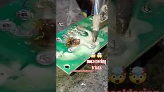 Desoldering Tips: How to Remove Components Without Damage #shorts #diy #electronic #desoldering