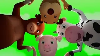 Ringa ringa roses | 3D Nursery rhymes for kids | Children&rsquo;s Song by Farmees