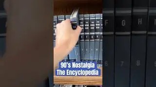 The ultimate 90&rsquo;s nostalgia: The World Book Encyclopedia📘 #shorts #90snostalgia #90sthrowback #90s