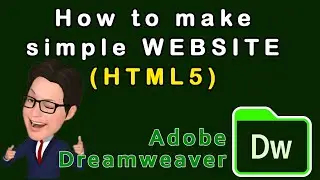 Adobe Dreamweaver | Creating a basic Website with HTML5