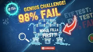 Which Tank Will Fill First? 💧| Only 2% Can Solve This! 😱 |#PuzzlePetrol