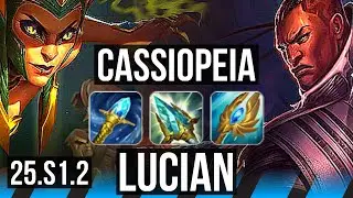 CASSIOPEIA vs LUCIAN (MID) | KR Master | 25.S1.2
