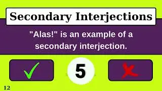 Secondary Interjections Test |  Versatile Emotional Expressions | Types of Interjections