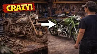 Bringing Back a Lost 1960s Soviet Heavy Motorcycle 🏍️🔧🔥 650cc Boxer Engine Full Restoration