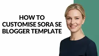 How to Customise Sora Se Blogger Template - Julia'sTutorials
