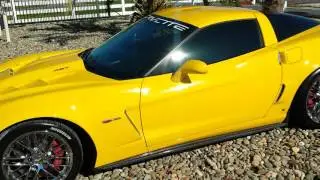 Corvette C6 Z06 carbon creations extreme dimension hood, splitter, side skirts, spoiler, Zr1 rims