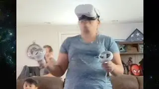 VR FAMILY FUN | FRUIT NINJA | TEAM CHAULKLIN❤️