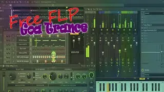 Обработка Psy Goa Trance баса через Fruity Delay 3 плюс free FLP