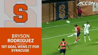 Bryson Rodriguez's 1st&nbsp;Goal Wins It For Syracuse