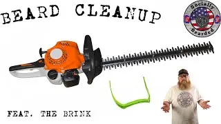 BEARD CLEANUP |  FEAT-THE BRINK | MUSTACHE TRIM