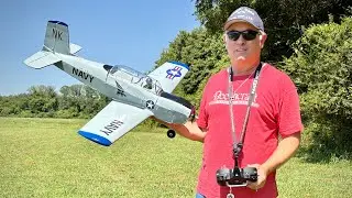 Scratch built RC T34A maiden flight day 2nd flight