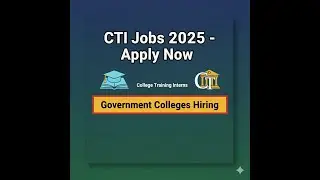 College Teaching Interns, #CTIJobs-2025,CTI #internship program