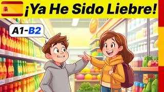 Easy A1-B2 Spanish Conversation at the Grocery Store &ndash; Daily Spanish Dialogue for Beginners!