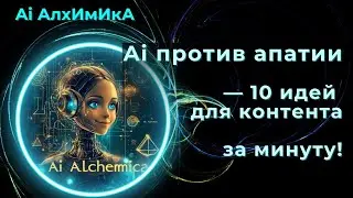 "Ai против апатии": Чатик на связи: 10 креативных идей для вашего контента.