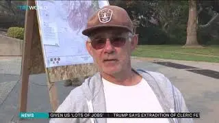 Trump meets fire survivors during California visit