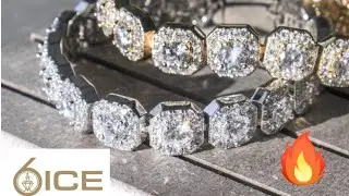 💎 6ix Ice review 18k Gold Cluster Bracelet 🔥 + shine test