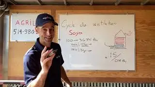 Cycle de ventilation - Silo 100 Tm - Soya