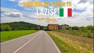 Driving in Italy 🇮🇹 from Manerba del Garda to Lazise | Scenic Lake Garda Road Trip May 2023