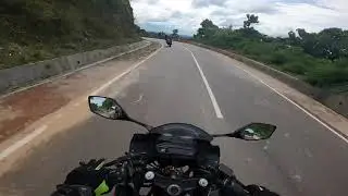 Thai CBR Cornering at hill