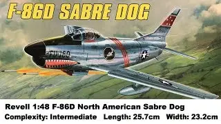 Обзор набора Revell 1:48 F-86D North American Sabre Dog