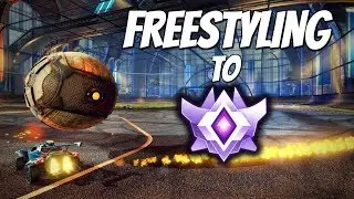 FREESTYLING TO GRAND CHAMPION | Ranked 2v2 w/ Jake! (Rocket League Gameplay)