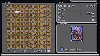 Final Fantasy 9 &mdash; All 100 Cards Complete with all 8 arrows