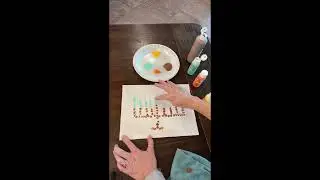 EASY Fingerprint Menorah Craft for Kids | Hanukkah Art Activity for Preschoolers & Toddlers