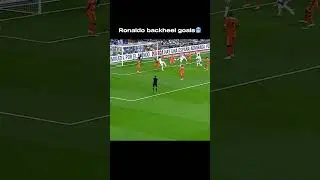 Goat know how to stand out in crowd #ronaldoskills #backheelgoal #epicmoment